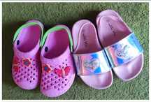 Buty ala crocksy i klapki w rozmiarze 26 dla dziewczynki