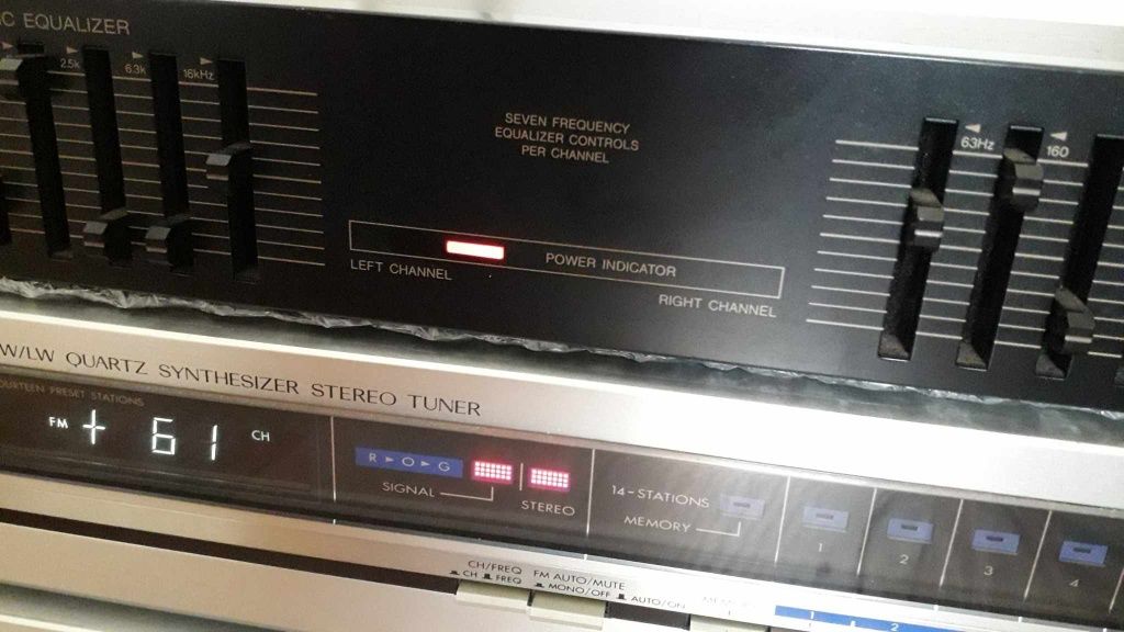 Jvc korektor graficzny duża wieża