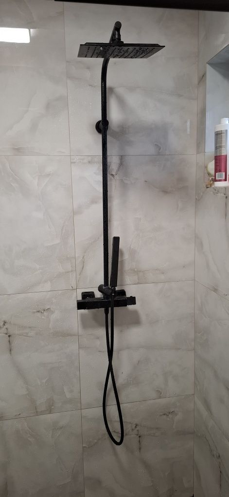 Szyba prysznicowa Bateria GRATIS ścianka 195 x 110 8mm