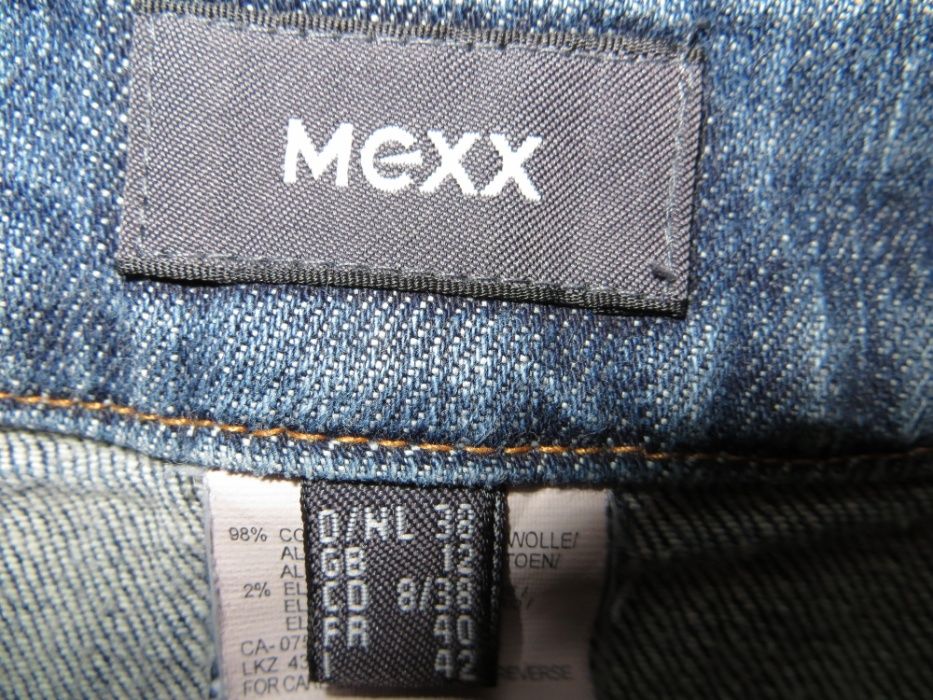 Spódnica damska jeansowa Mexx 38/40 trapezowa