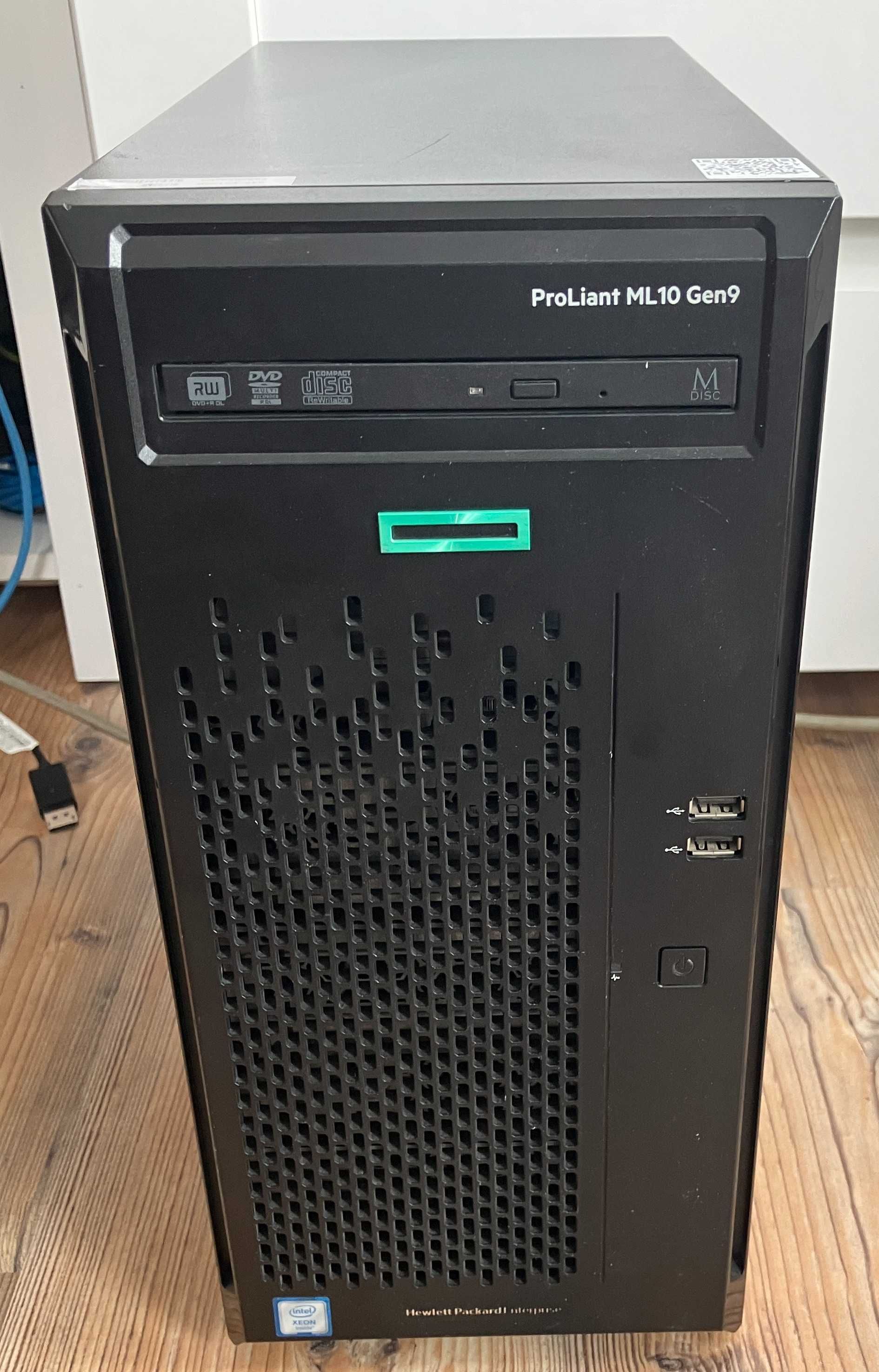 Serwer HP Proliant ML10 Gen9 Xeon 4x 3,3GHz 8GB 2x 1TB POLECAM