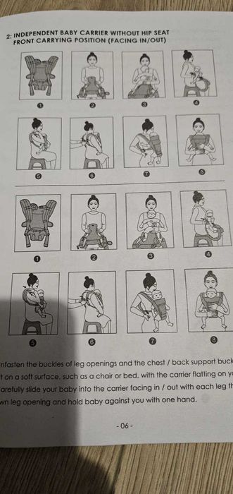 Nosidełko dla niemowląt