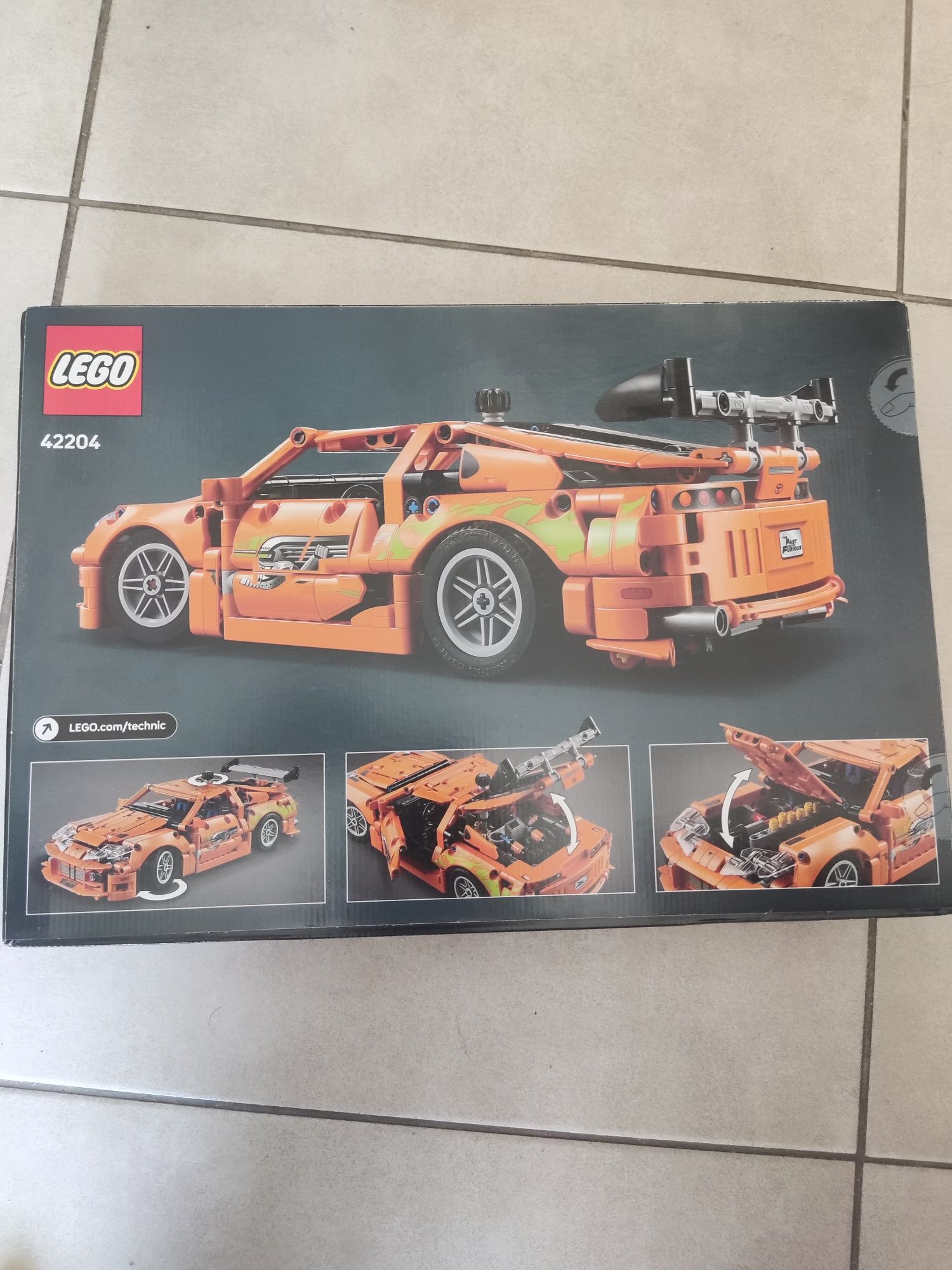Конструктор LEGO Technic Fast and Furious Toyota Supra MK4 810 деталей