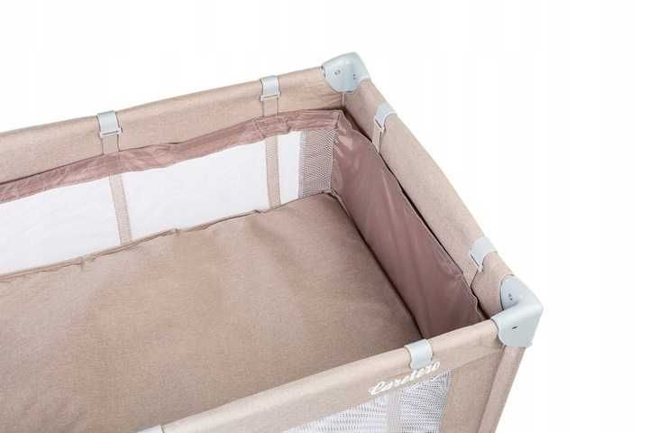 Caretero Basic Plus Łóżeczko Turystyczne Dwupoziomowe Beige *NOWE*