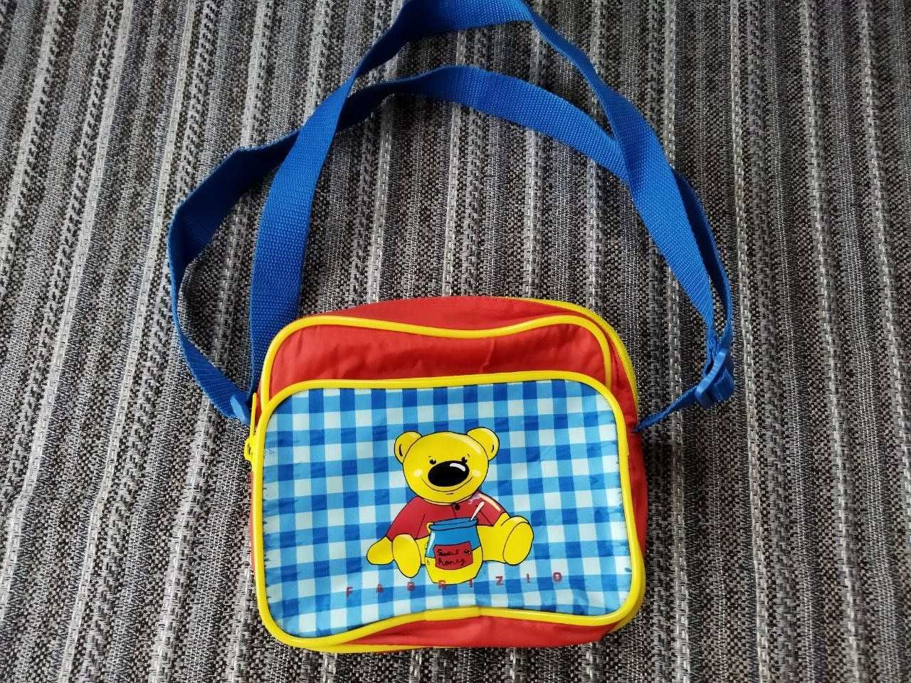 Дитяча сумка ведмедик сумочка через плече fabrizio