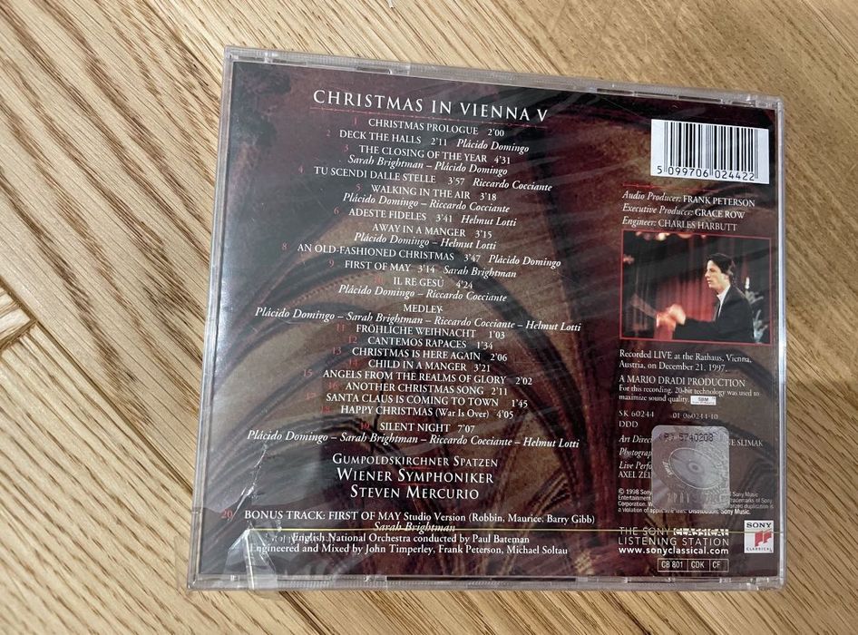 Nowa w opakowaniu płyta CD Christmas in Vienna V 1997