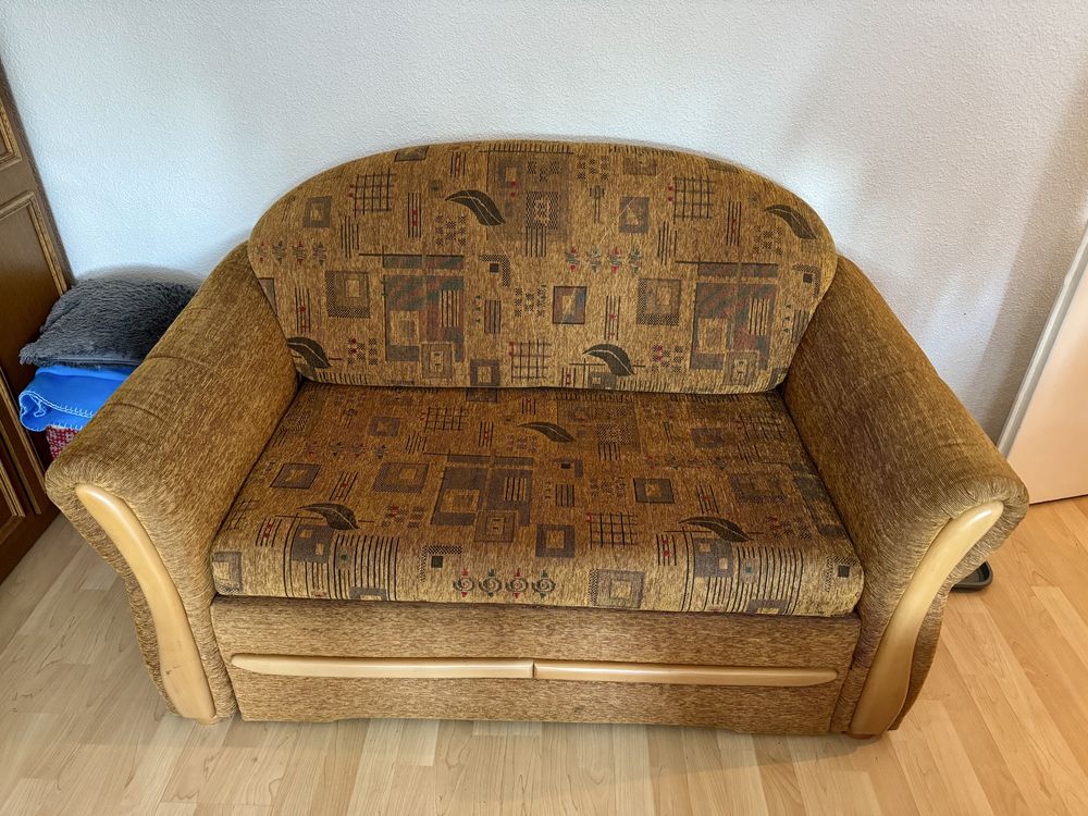 wersalka + sofa rozkładana, stan bardzo dobry