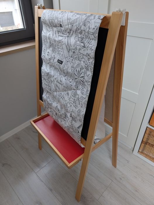 Tablica edukacyjna zmywalna kreda Ikea Mala sztaluga