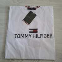 T-shirt koszulka logo szyte Tommy Hilfiger XL