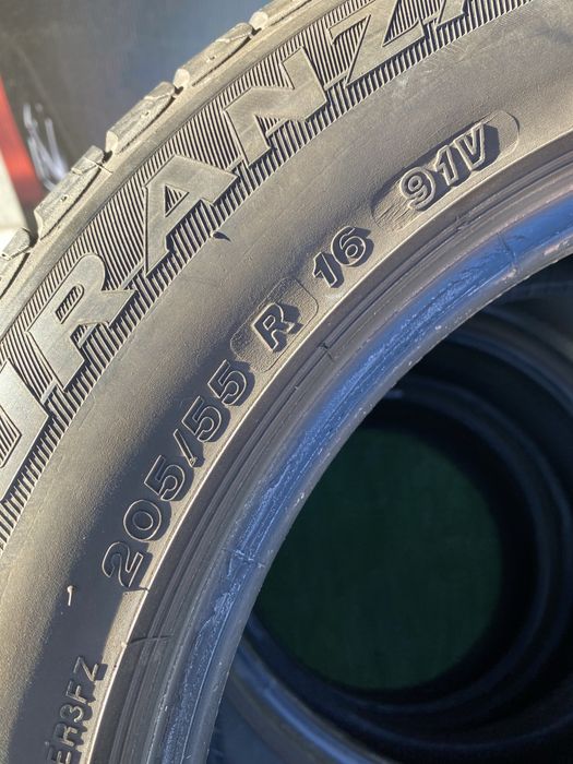 205/55 R16 Bridgestone Turanza комплект шин летних.