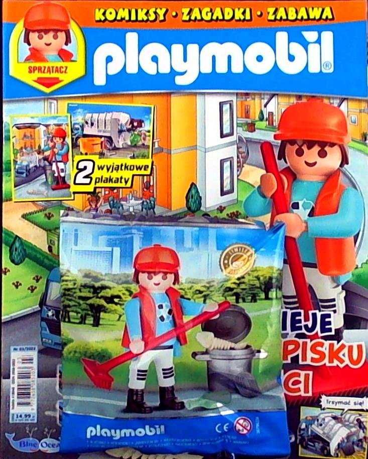 Magazyn PLAYMOBIL Policjant nurek  Wydanie specjalne 1