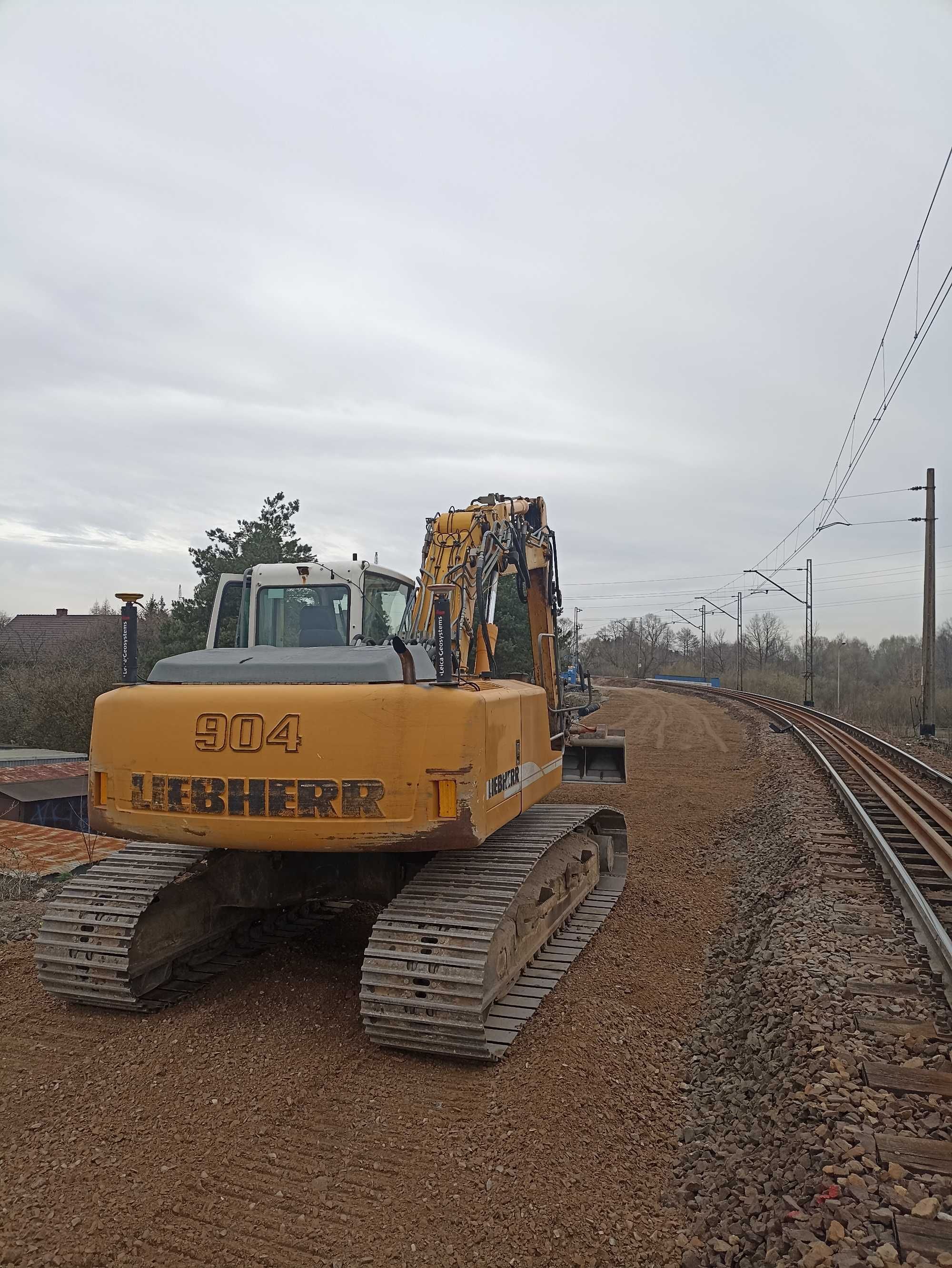 Liebherr 904 hdsl koparka gąsienicowa system 3d