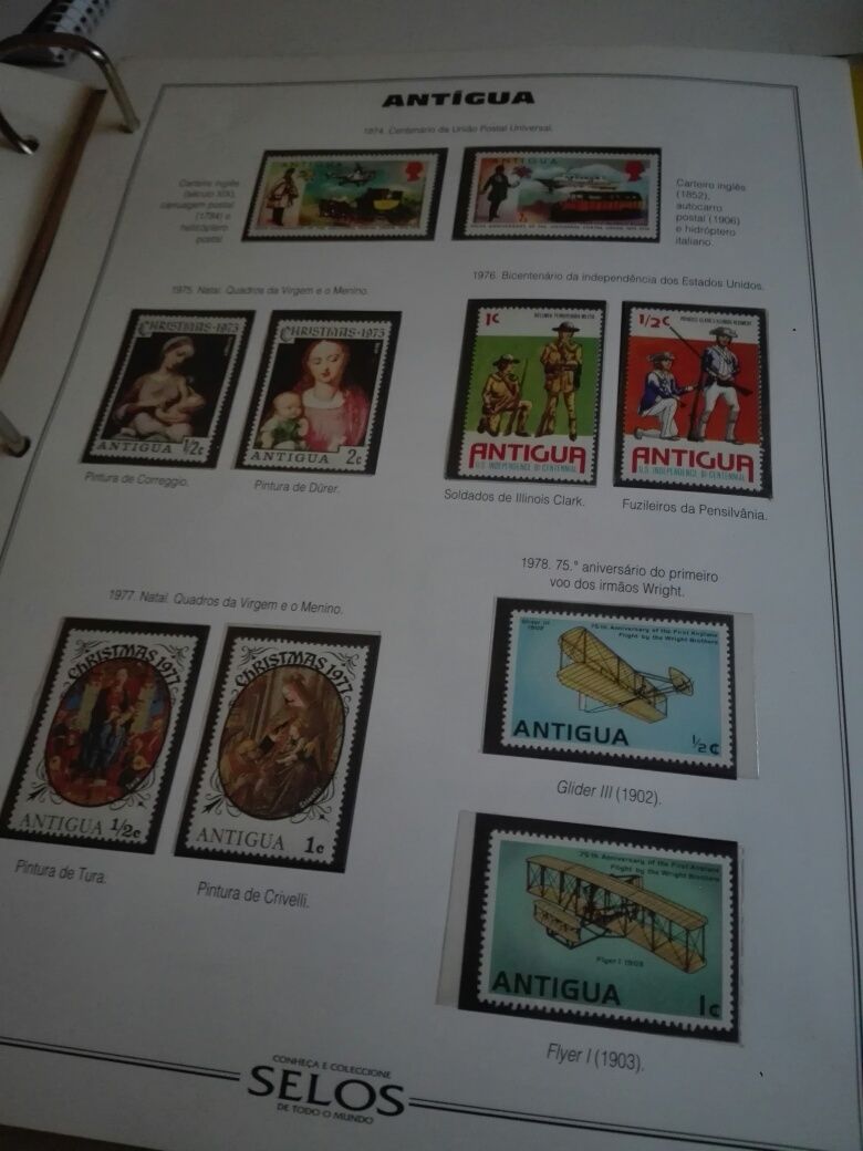 Vendo coleção selos mundo