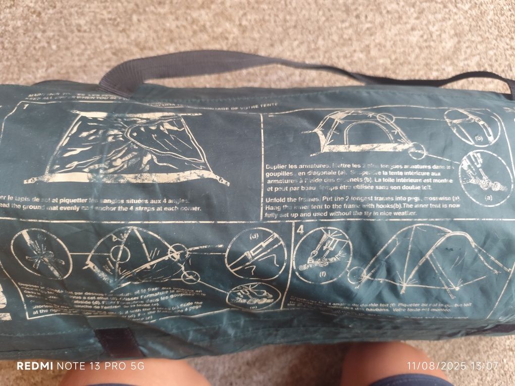 Tenda para 2 pessoas e saco dormir qeedo