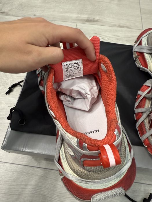 кроссовки Balenciaga 3XL Extreme Laced Red Sneakers 42 43