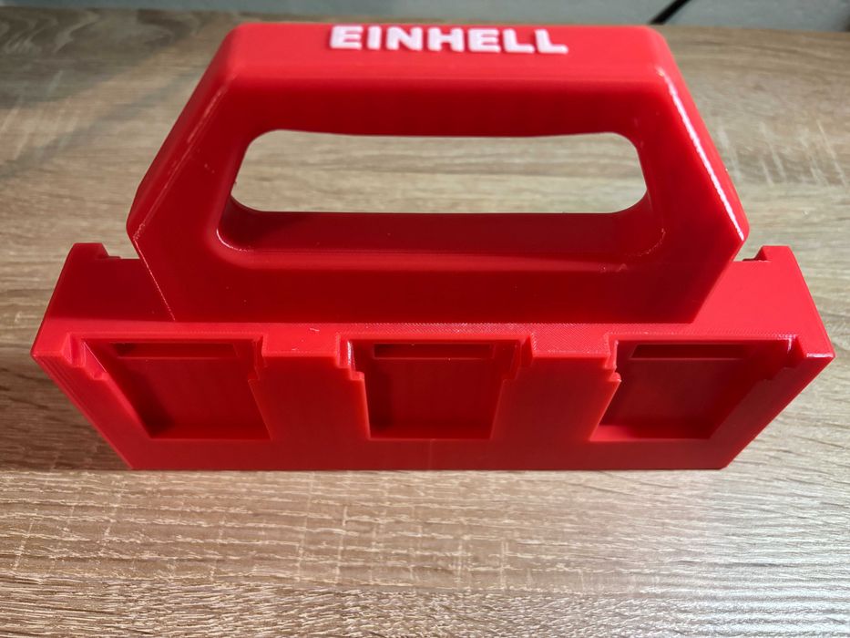 Uchwyt Koszyk do Baterii EINHELL 18V, organizer na 6 akumulatorów