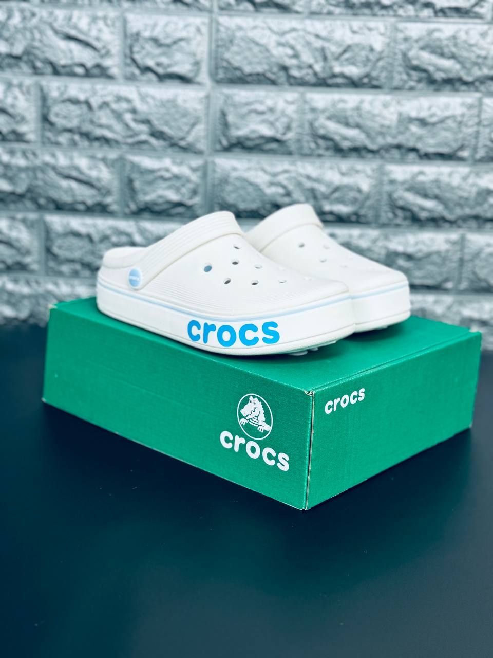 ЖЕНСКИЕ кроксы Crocs шлёпанцы белого цвета Крокс 36-41