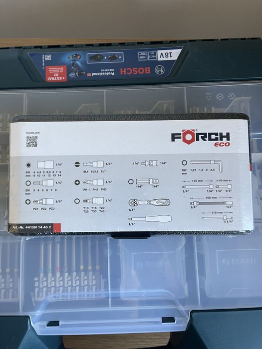 Zestaw kluczy nasadowych FORCH