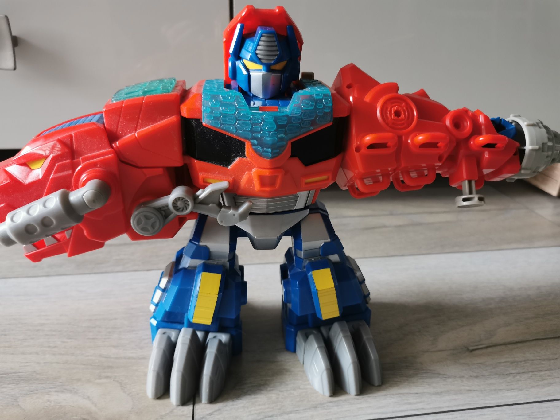 Transformers 2w1 optimus prime i t-rex