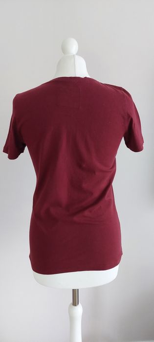 Animush r.S napis "serio?" bordowy T-shirt