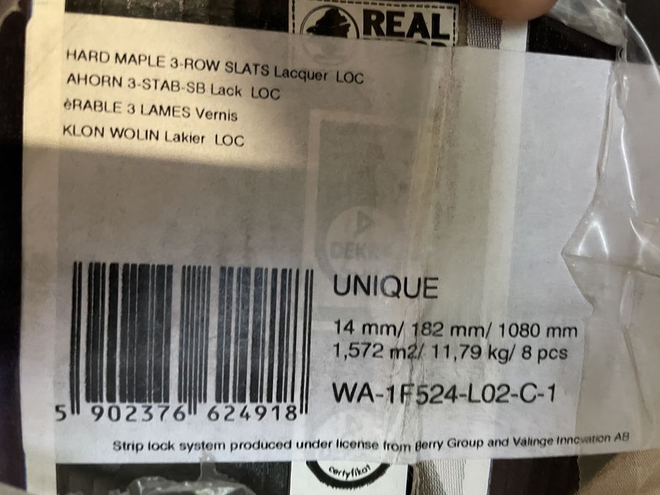 Buk parzony deska trojwarstwowa barlinecka 27m2