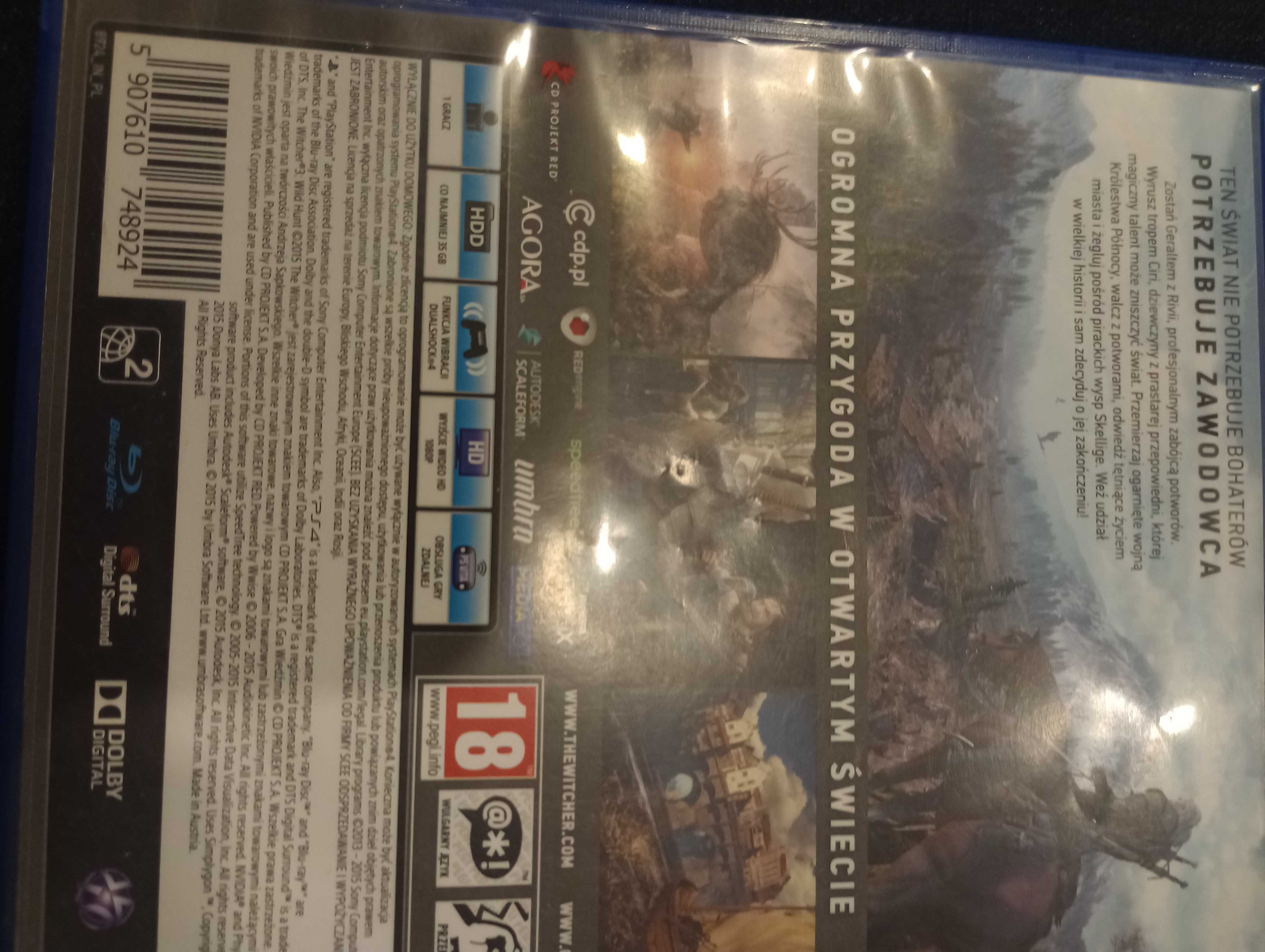 PS4 Wiedźmin Dziki Gon PlayStation 4 pl