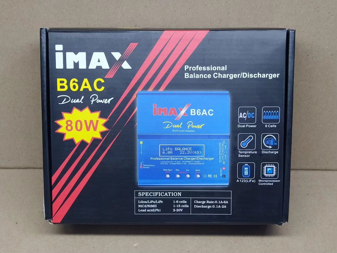 Зарядное устройство IMAX B6AC 80W авто/мото