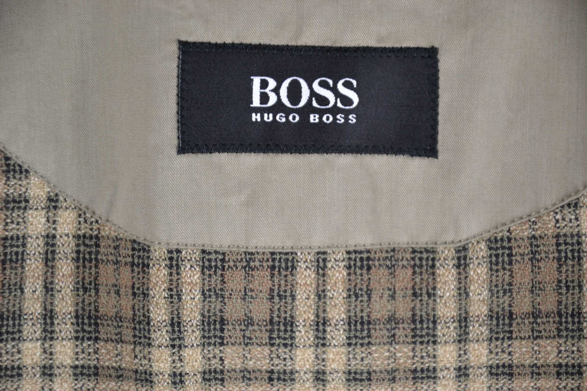 HUGO BOSS Midget Trench Płaszcz Męski 46 Oryginalny Super Stan Bawełna