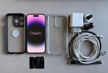 iPhone 14 Pro 256 GB DEEP PURPLE - idealny zestaw (Dual SIM)