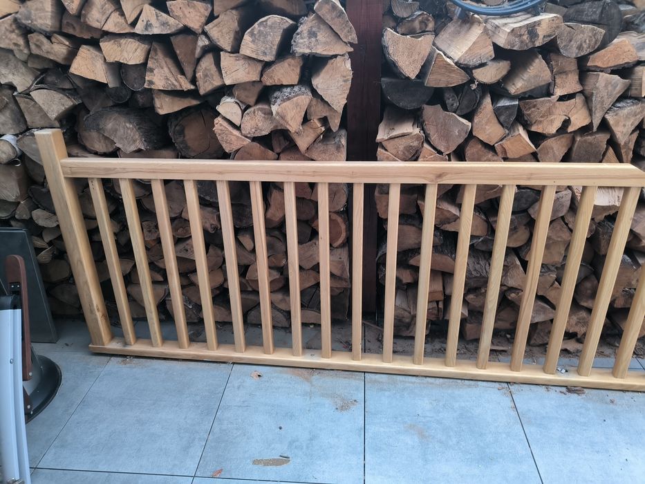 Barierka balustrada drewniana ze skosem