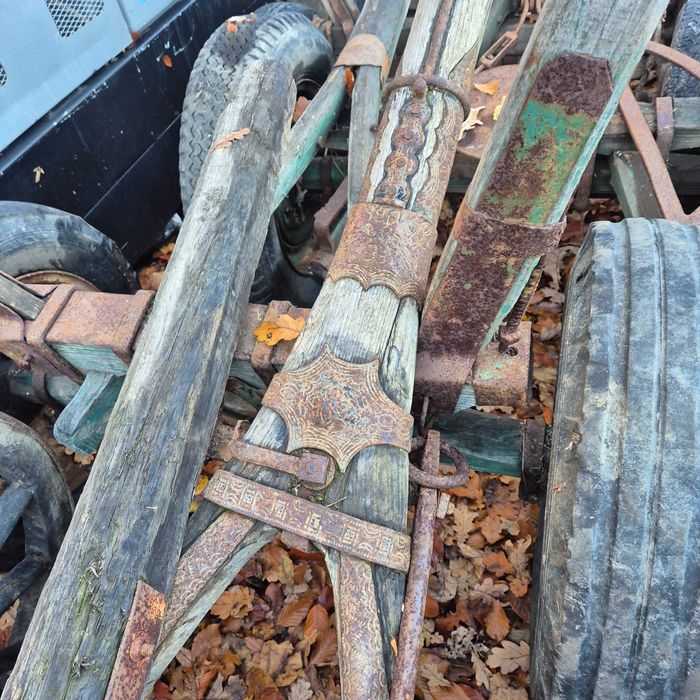 Wóz konny drewniany