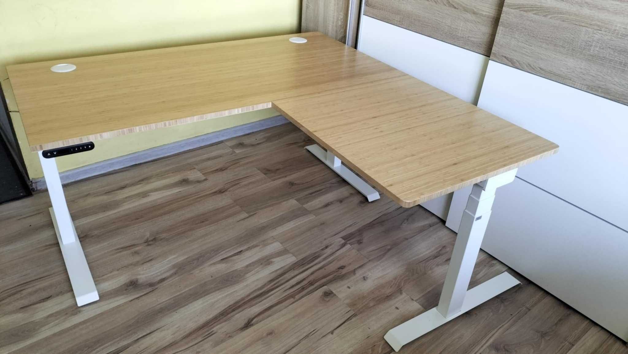 Narożne nowe  biurko elektryczne 150x150