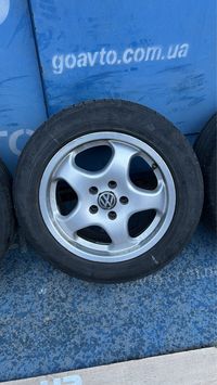 Goauto диски Germany 5/112 r16 et38 7.5j dia66.6-57.1 як нові з резино