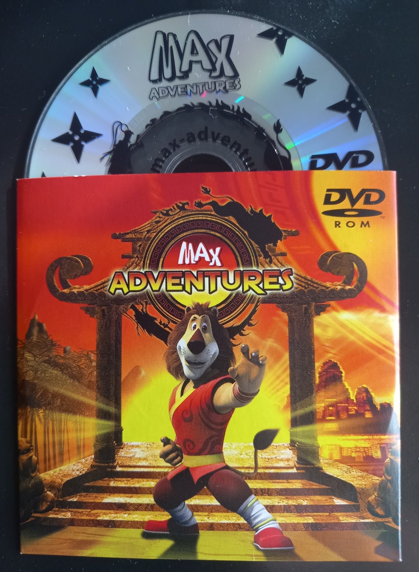 mini DVD-ROM demonstração de jogos Max Adventures