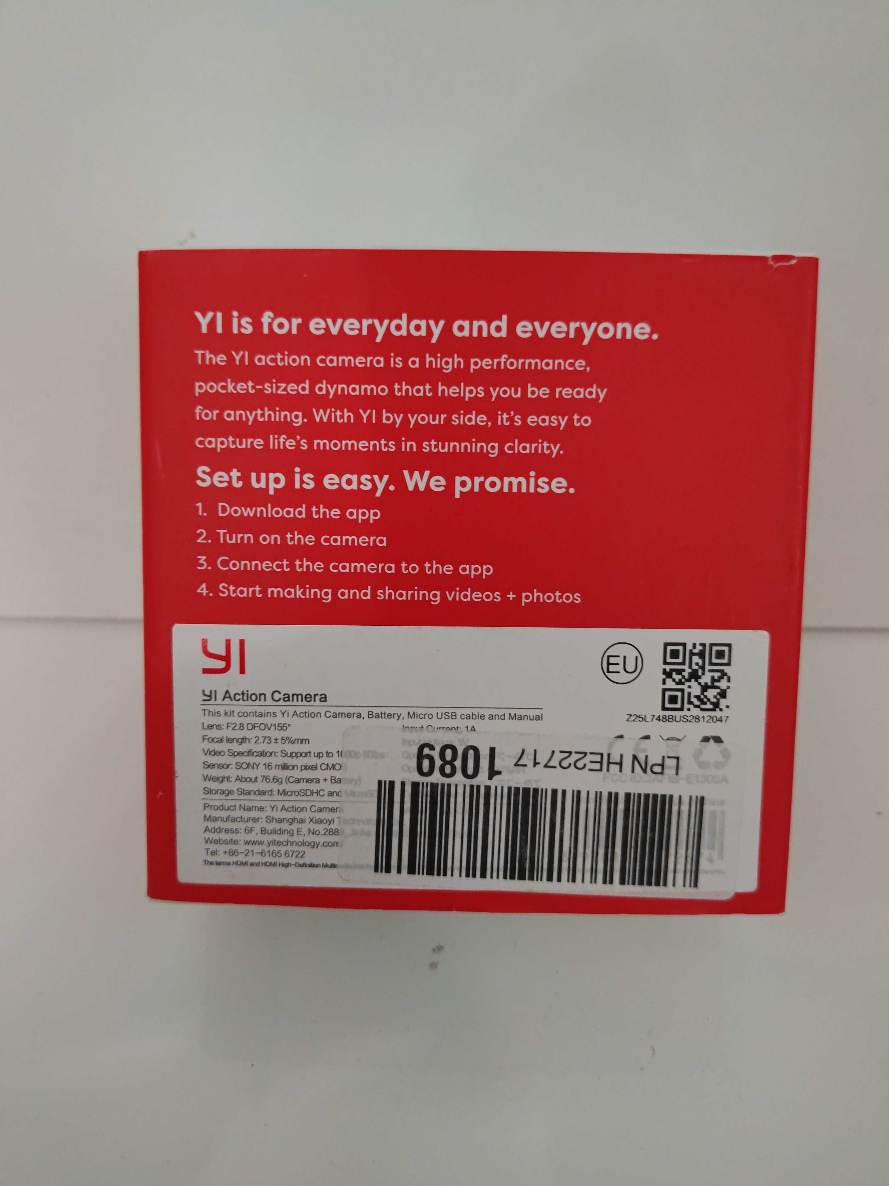 XIAOYI YI Action Kamerka sportowa biała