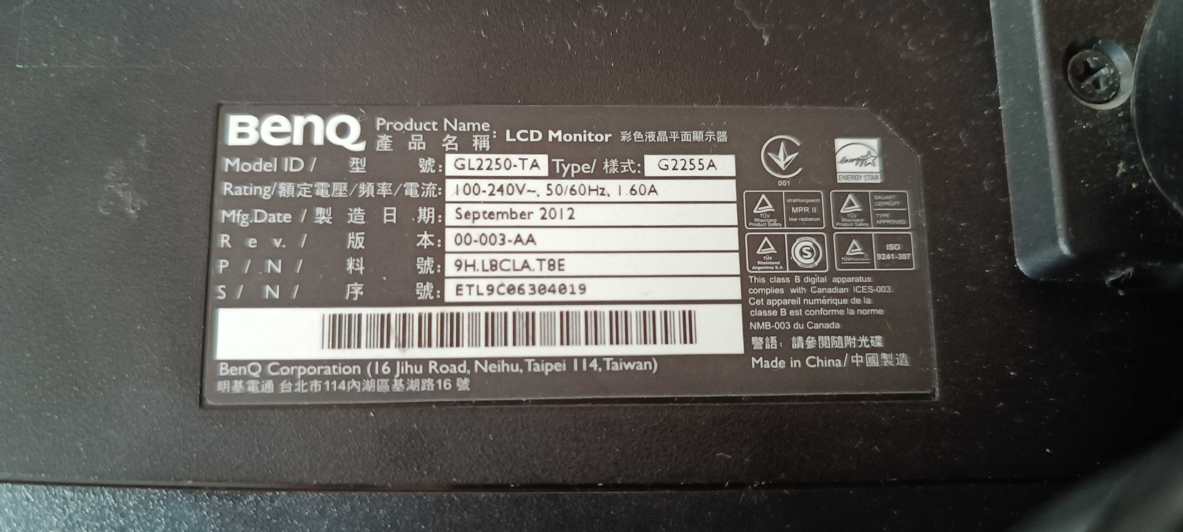 Monitor Benq senseye 3