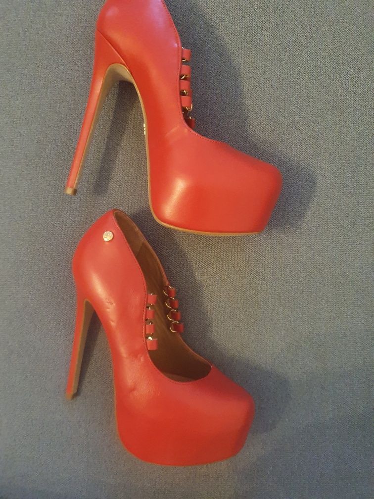 Buty 35,5 ceglaste nowe 14 cm ,