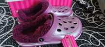 Buty CAPCAKE crocs z wkładką ocieplaną
