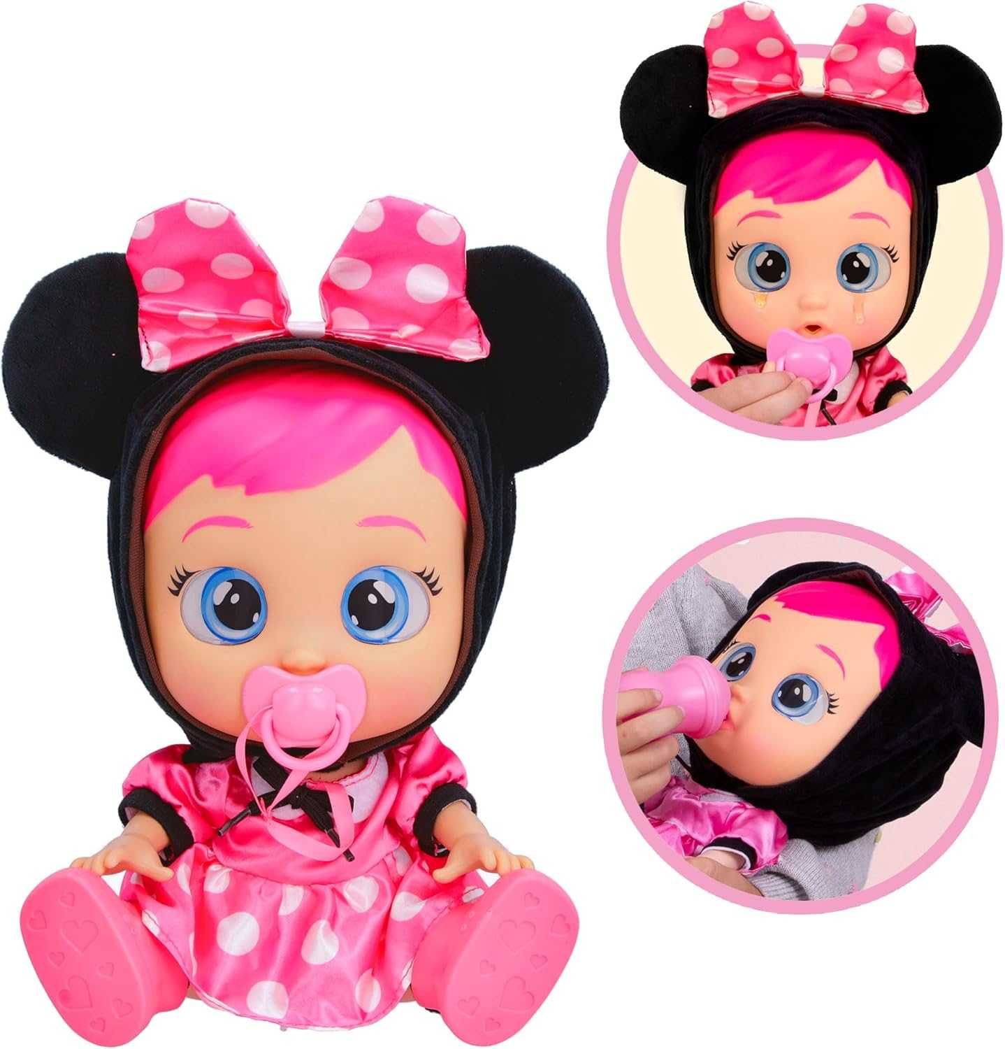 Лялька Cry Babies Disney Minnie Mouse Край Беби Дисней Мінні Маус