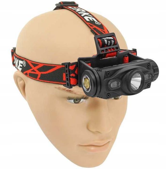 Aluminiowa latarka czołowa Akumulator Li-ion 3,7V 2000 mAh