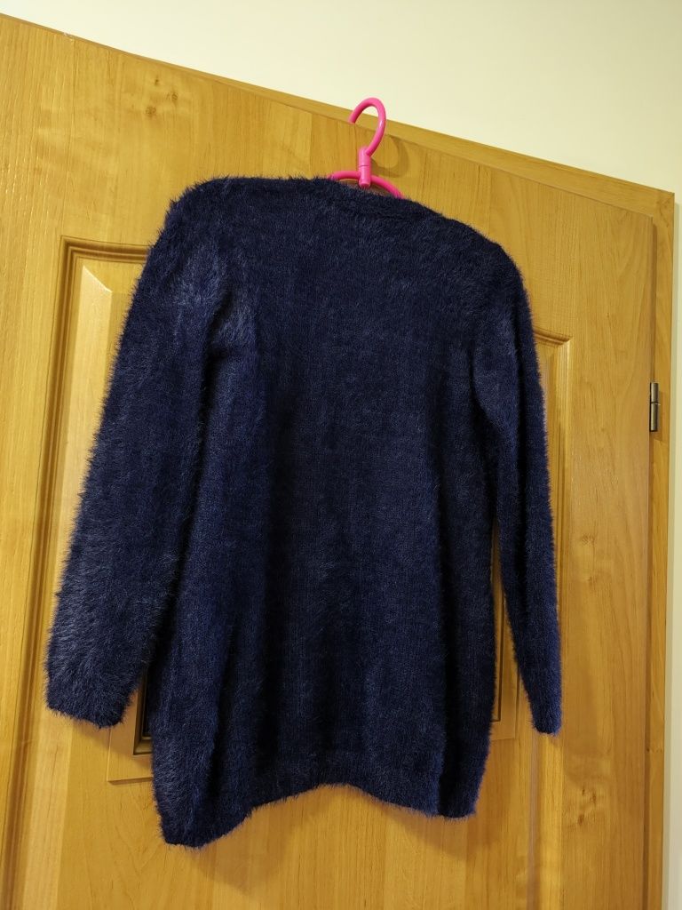 Bluza rozpinana granatowa r.134 8-9lat dla dziewczynki Nowa