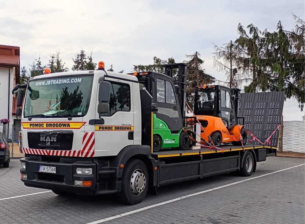 Man THM 18.250 pomoc drogowa 2009 X 8,5m niski przebieg
