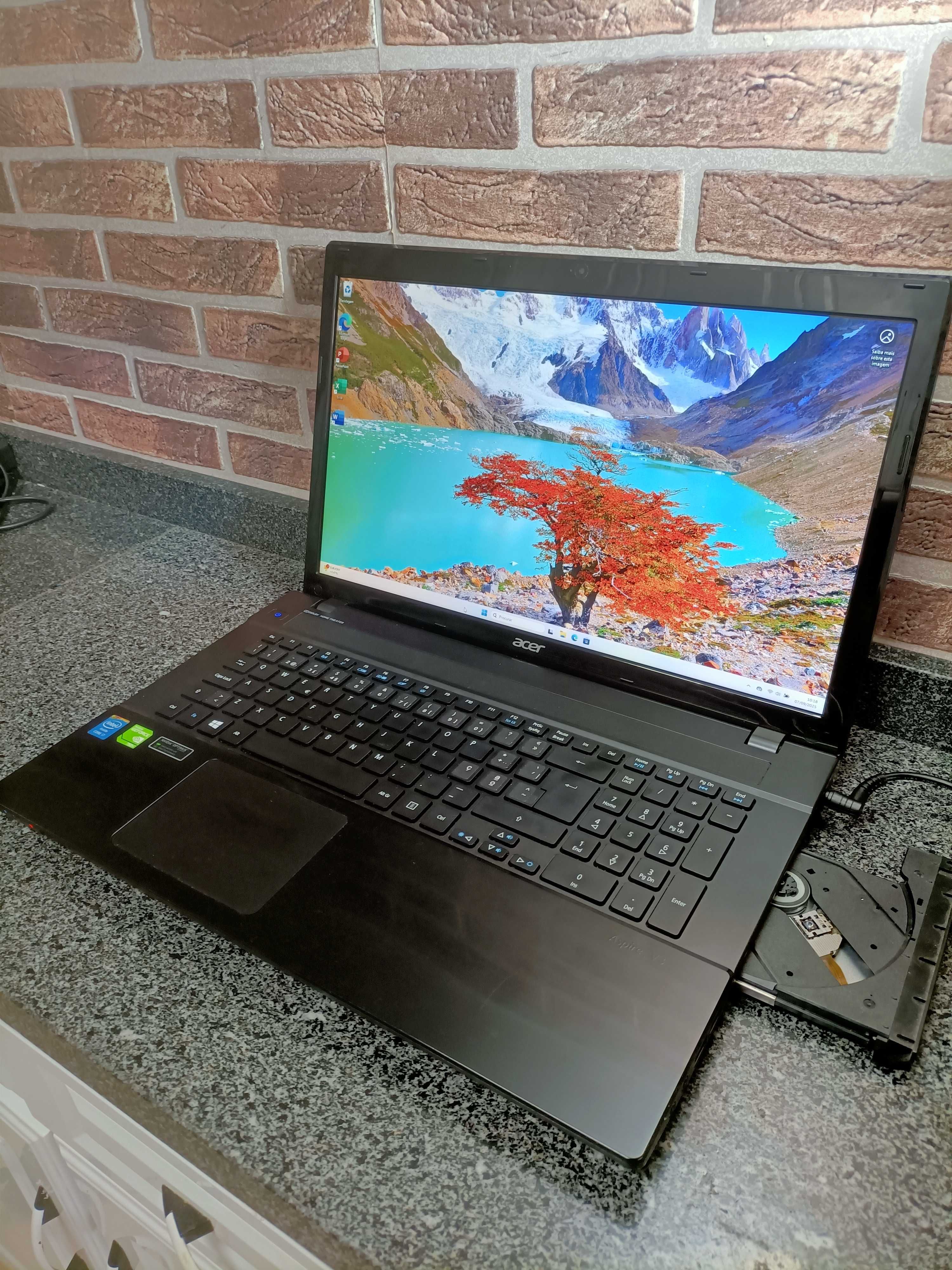 Acer Aspire V3-772G core i7 RAM 8gb SSD 128gb +HD 750gb