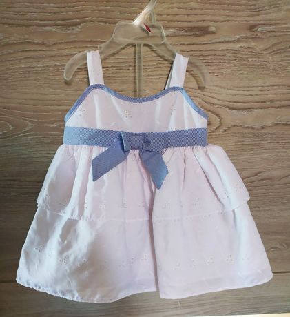 Sukienka niemowlęca 3-6 miesięcy 68 biała Olivia Rose chrzest