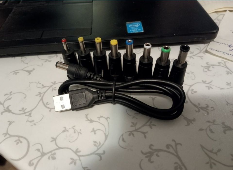 Кабель питания USB 5V DC 5,5мм круглый , переходники DC