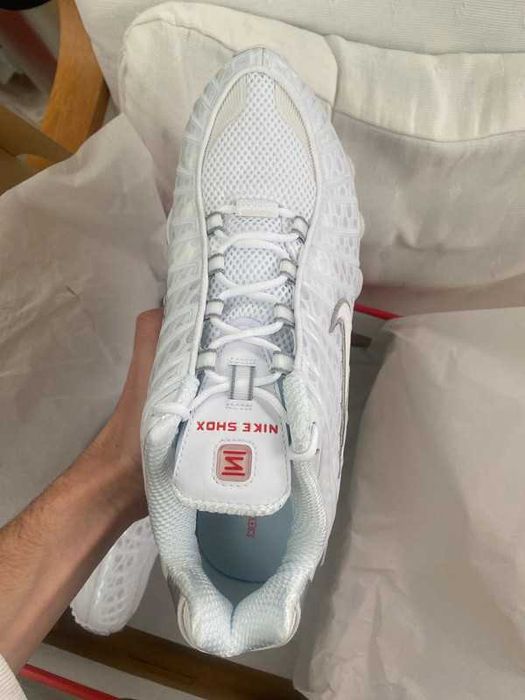 Buty meskie Mokasyny Nike_Shox_TL_White R.38