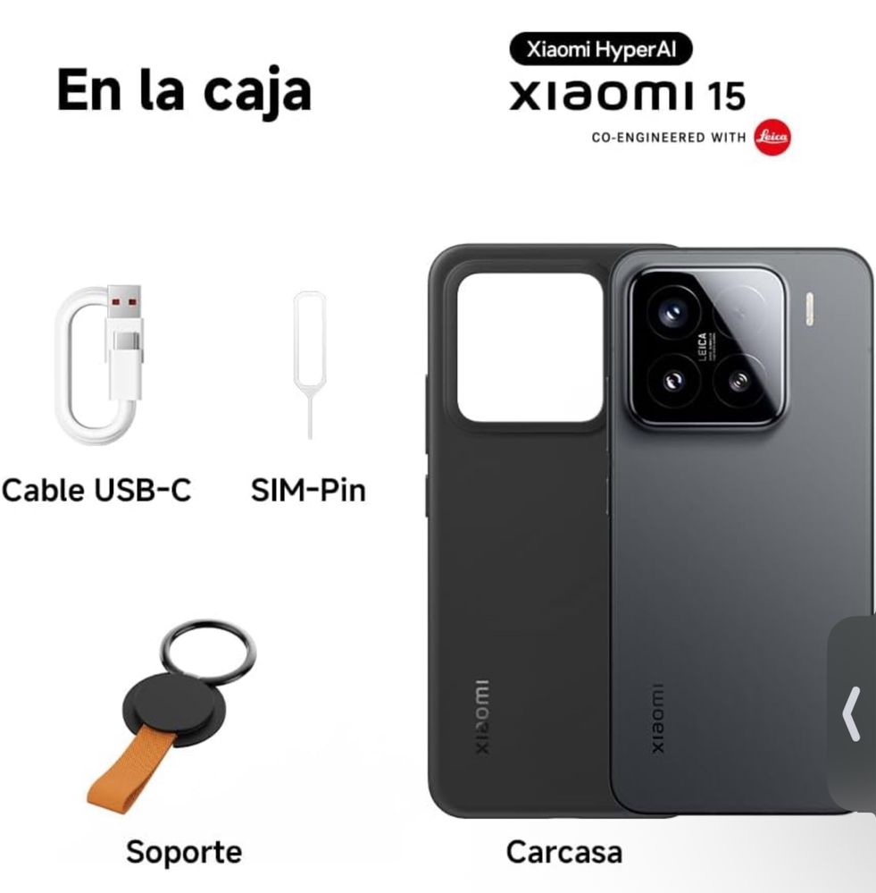 Xiaomi 15 - Smartphone de 12 + 512 GB NOVO