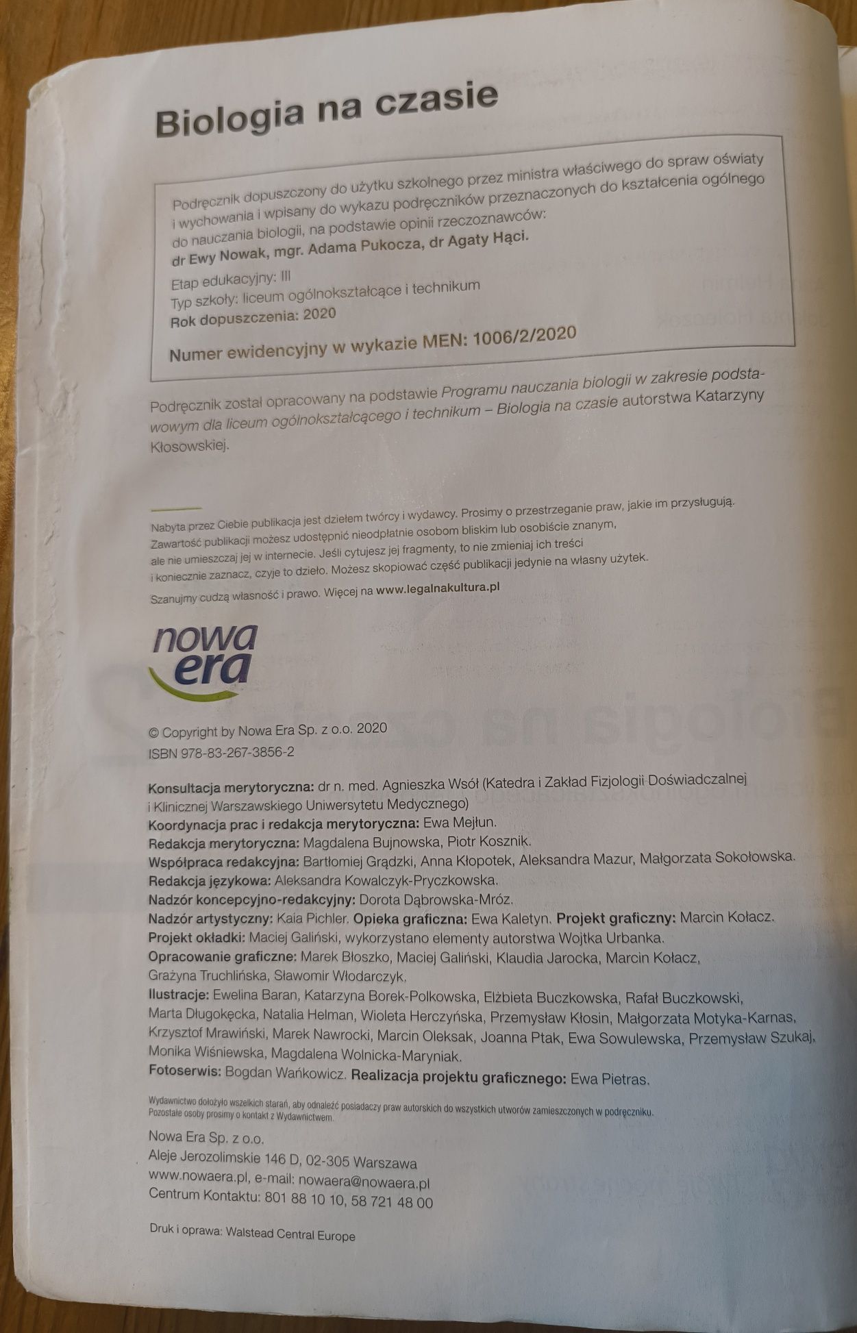 Podręcznik Biologia Na Czasie 2 Liceum i Technikum