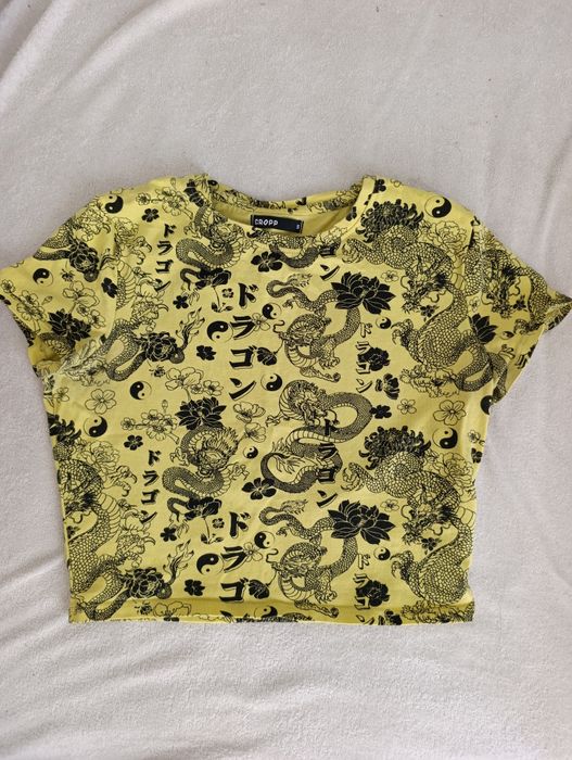 top zielony z Cropp