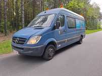 Mercedes Sprinter 515 7 osób brygadówka na bliźniaku 137000km  max